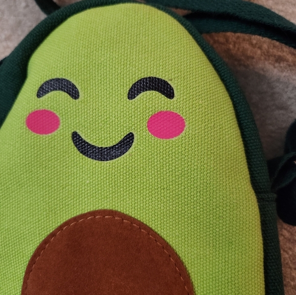 Small Crossbody Avocado Purse Bag Green. See pics for minor imperfections - Picture 8 of 12